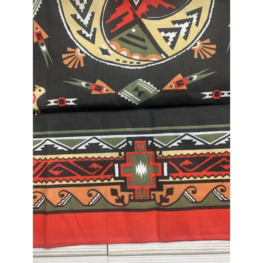 Vintage Wamcraft Bandana Kerchief Head Wrap Native Southwest Design USA MADE - Picture 3 of 12